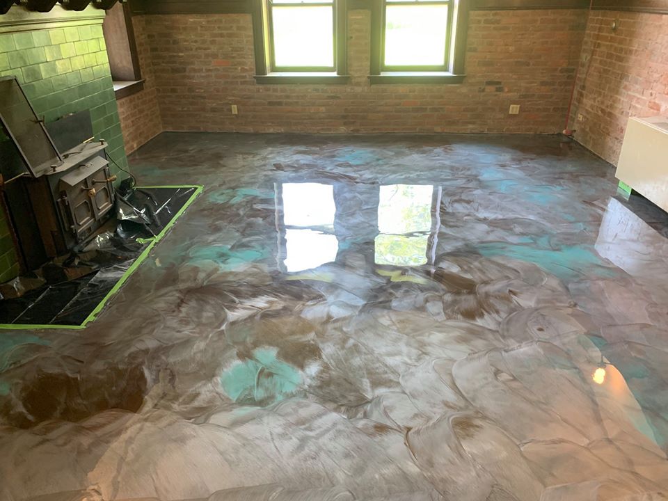 epoxy floor coating contractor in Cincinnati